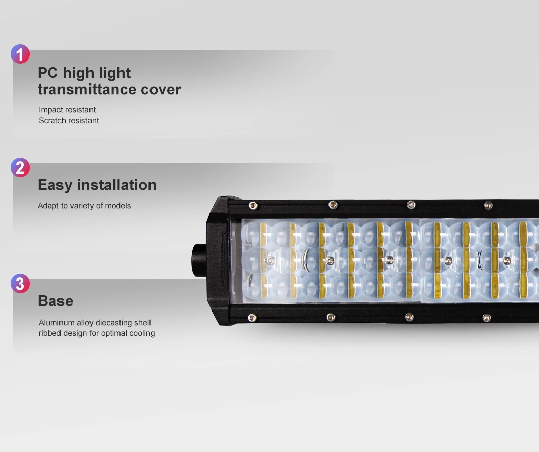 IP67 Waterproof off-Road Light Bar 120W 12V 24V Car Flood Light LED Spotlight Work Light