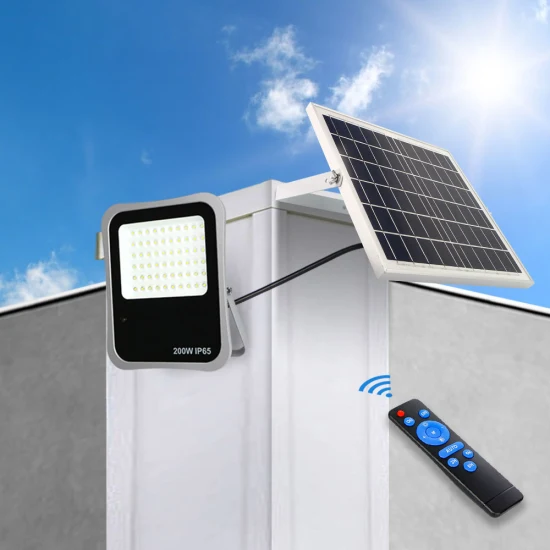 Günstige tragbare Fernbedienung Sicherheit SMD 12V hochwertige 100W Solar-Flutlicht