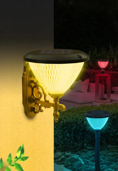 Tuya LED-Solarleuchte, 8 W, Farbwechsel für den Außenbereich, RGB-Bluetooth, intelligente Flutlichter von der Dämmerung bis zum Morgengrauen