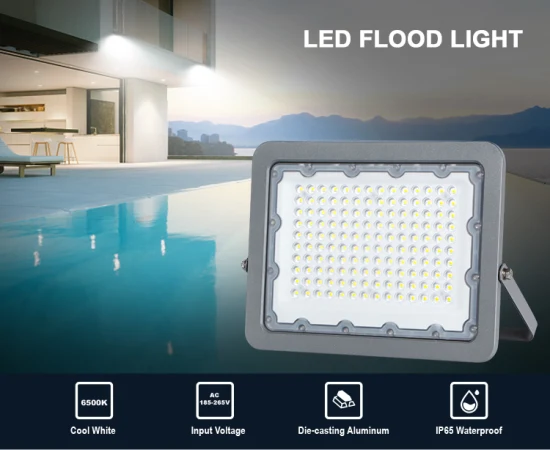 Großhandel LED-Flutlicht 10W 20W 30W 50W 100W 150W 200W Außenbeleuchtung Hochhelles wasserdichtes COB-SMD-Flutlicht